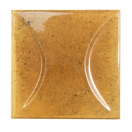 Apollo Tile Antiek 3.94 in. x 3.94 in. Glossy Orange Ceramic Square Deco Wall Tile 5.39 sq. ft./case, 50PK MODDECCAR44